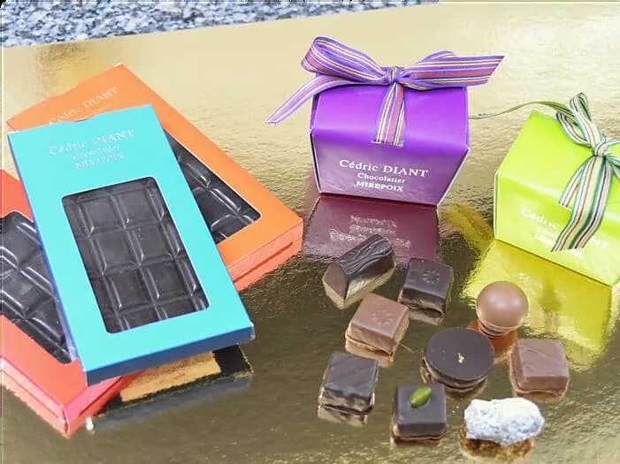 Coffrets et tablettes chocolat