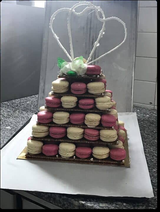 Pièce montée macarons