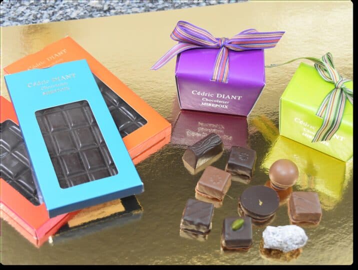 Coffrets et tablettes chocolat